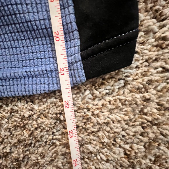 LL Bean Waffle Knit Long Sleeve Colorblock Sweatshirt Womens M Blue Long Sleeve - Picture 10 of 10